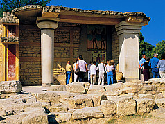Knossos Bild von Citysam  von Griechenland Bedeutendste Sehenswürdigkeit von Kreta: Das antike Ausgrabungsfeld Knossos