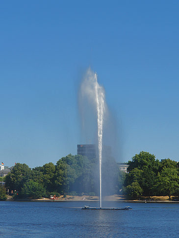 Fontäne auf der Binnenalster Foto 