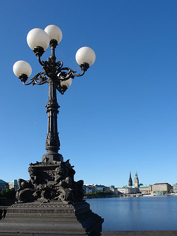 Foto Laterne und Binnenalster