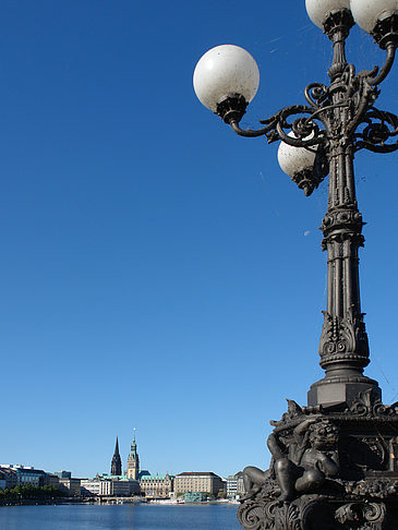 Fotos Laterne und Binnenalster | Hamburg