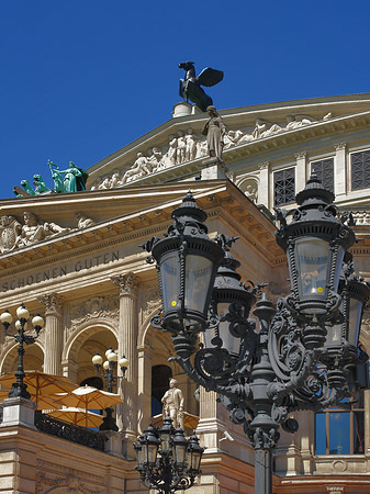 Fotos Alte Oper mit Laterne