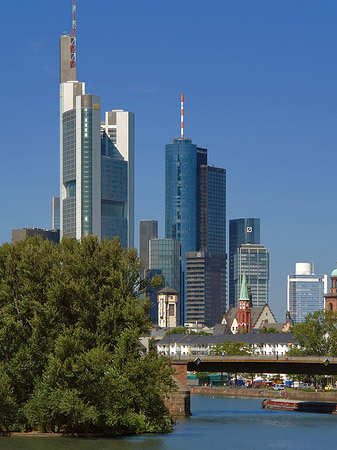 Skyline von Frankfurt Fotos