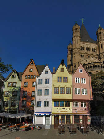 Foto Fischmarkt vor Groß St.Martin - Köln