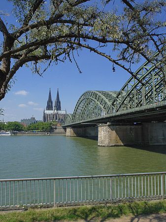 Hohenzollernbrücke am Kölner Dom