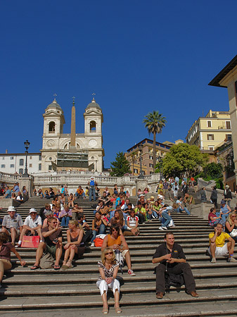 Fotos Treppe mit Kirche