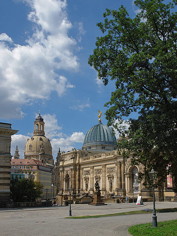 Foto Frauenkirche und Kunstakademie - Dresden