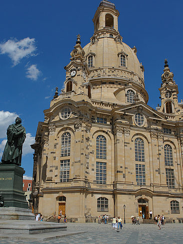 Foto Frauenkirche und Lutherdenkmal