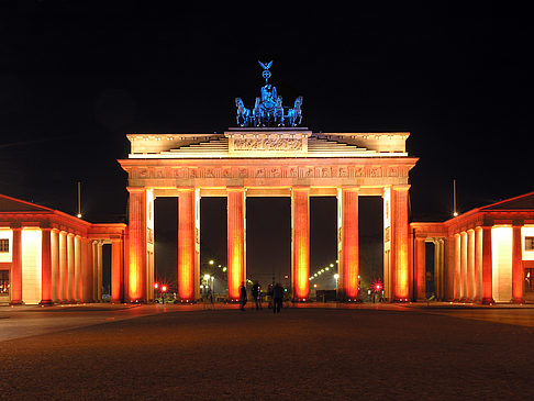 Foto Brandenburger Tor bei Nacht - Berlin