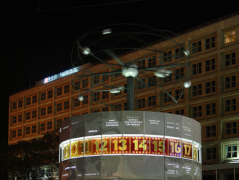 Foto Weltzeituhr am Alexanderplatz