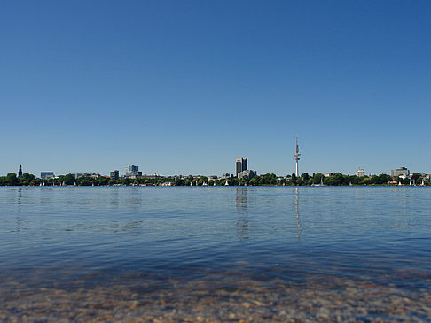 Badestrand an der Außenalster Foto 