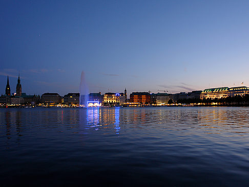 Binnenalster am Abend