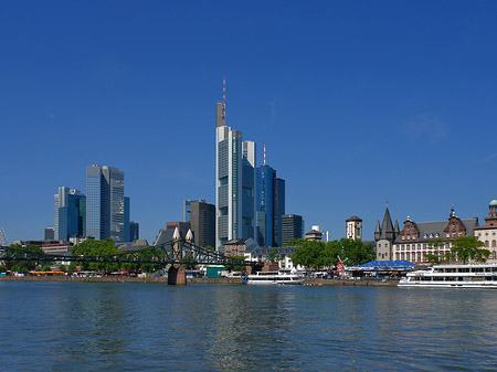 Skyline von Frankfurt mit Saalhof