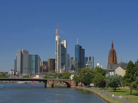 Foto Skyline von Frankfurt