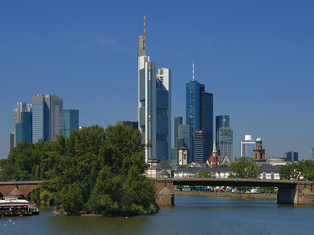 Skyline von Frankfurt Fotos