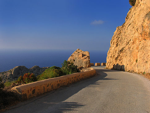 Foto Straßen auf den Berg