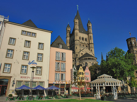 Foto Groß St Martin hinter Fischmarkt - Köln