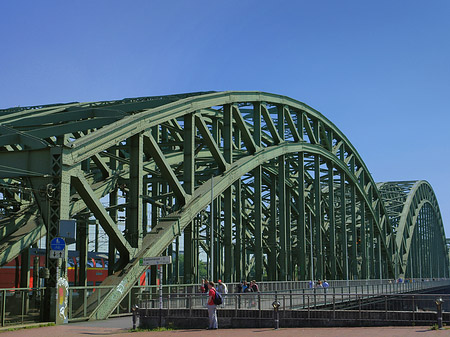 Foto Hohenzollernbrücke - Köln