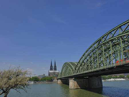 Hohenzollernbrücke am Kölner Dom