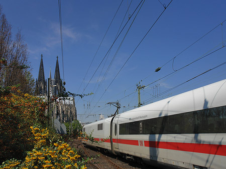 Fotos Kölner Dom mit ICE