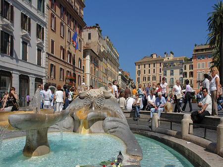 Foto Barcaccia Brunnen - Rom