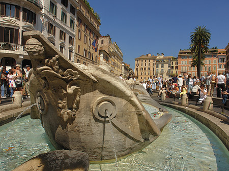 Foto Schiff im Barcaccia Brunnen