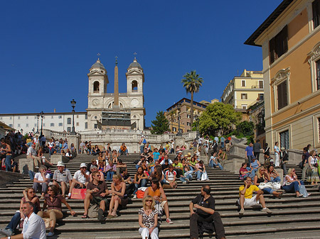 Fotos Treppe mit Kirche