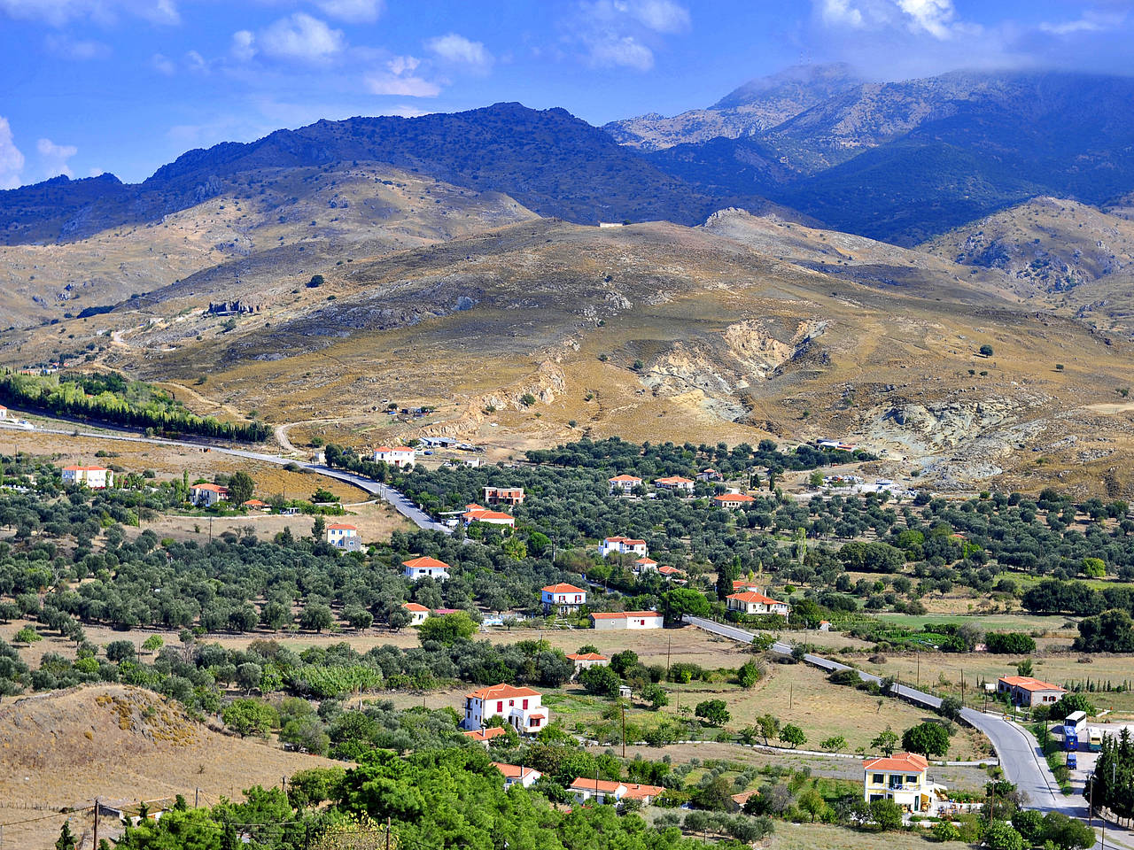  Bildansicht Attraktion  Schöne Landschaft der Insel Lesbos