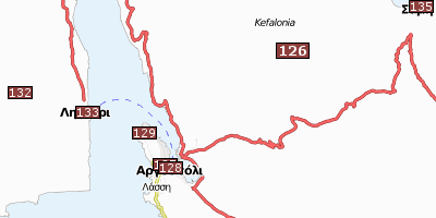 Stadtplan Kefalonia